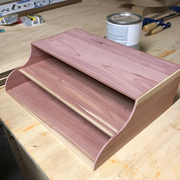 wood desk filer